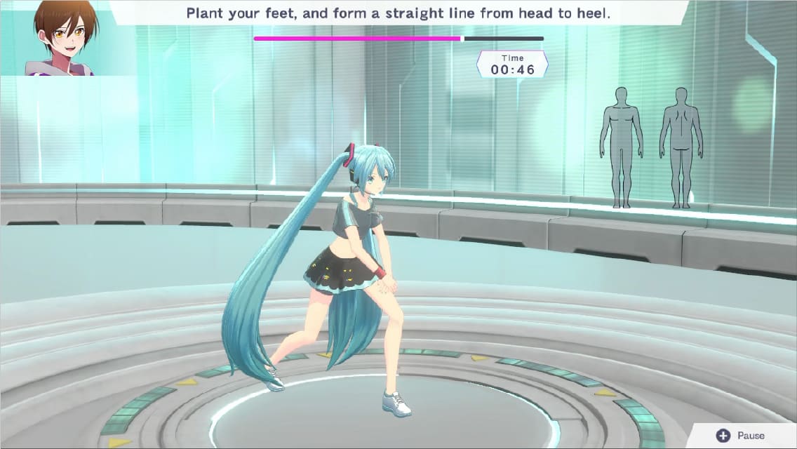 Work out with Miku using classic Fitness Boxing controls in "Exercise with Miku"!