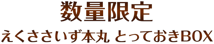 数量限定 えくささいず本丸 とっておきBOX